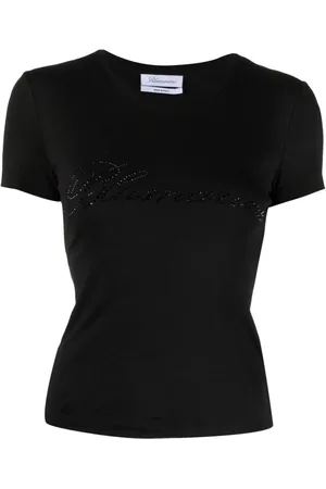 BLUMARINE T-Shirt mit Logo-Verzierung
