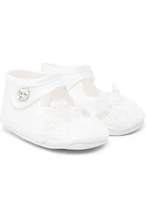 MONNALISA Ballerinas aus Satin mit Spitze
