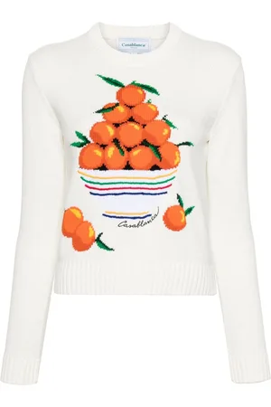 Casablanca Pullover mit Intarsienmuster