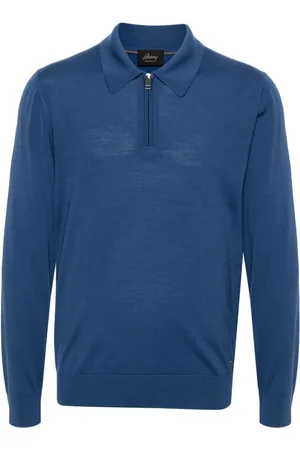 BRIONI Poloshirt mit Reißverschluss