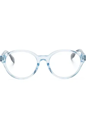Burberry Transparente Brille mit ovalem Gestell