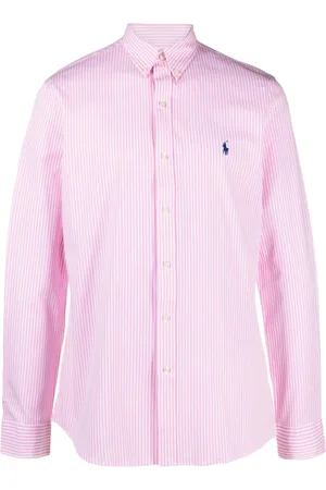 Ralph Lauren Gestreiftes Hemd mit Logo-Stickerei