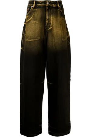 We11 Done Wide-Leg-Jeans mit ausgewaschenem Effekt
