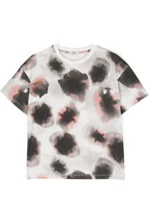 Le pandorine T-Shirt mit abstraktem Print