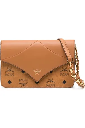MCM Mini Diamond Schultertasche mit Visetos-Print