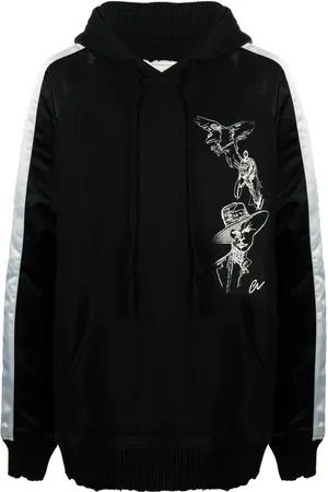 GREG LAUREN Bestickter Souvenir Hoodie