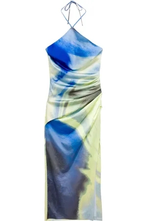 Simkhai Hansel Midikleid mit abstraktem Print