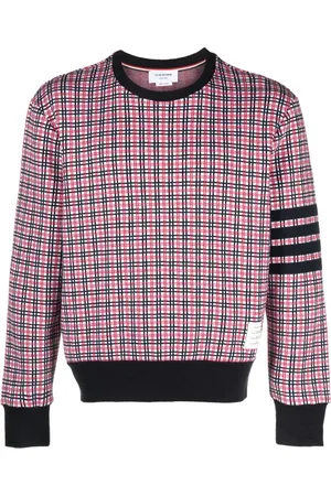 Thom Browne Sweatshirt aus Karo-Jacquard