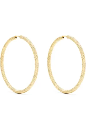 CAROLINA BUCCI XL 18kt Gelbgoldcreolen im Florentiner-Stil