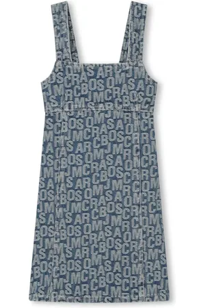 Marc Jacobs Jeanskleid mit Logo-Print