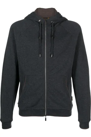 MOORER Kapuzenjacke mit Reißverschluss
