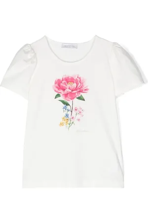 MONNALISA T-Shirt mit Blumen-Print