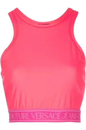 VERSACE Cropped-Top mit Logo
