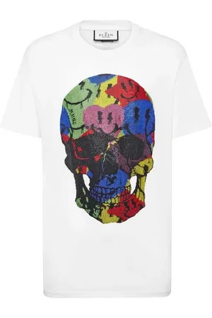 Philipp Plein T-Shirt mit Smiley-Print
