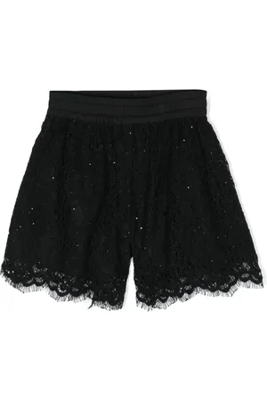 MONNALISA Shorts aus Blumenspitze