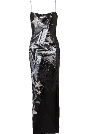 Balmain Maxikleid mit Pailletten