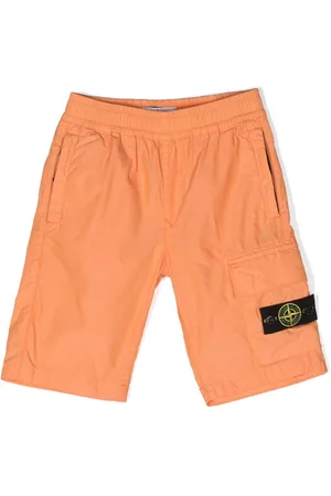 Stone Island Cargo-Shorts mit Kompass-Applikation