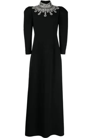 ANDREW GN Kleid mit Kristallen