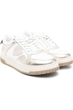 Philippe model Laminierte Sneakers mit Logo-Patch