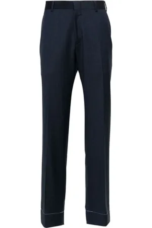 BRIONI Bügelfaltenhose mit verdecktem Verschluss