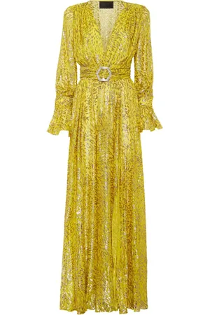 Philipp Plein Maxikleid mit Metallic-Effekt