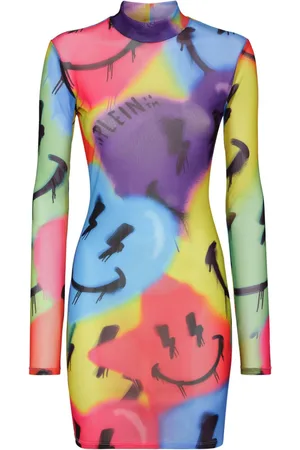 Philipp Plein Minikleid mit Logo-Print