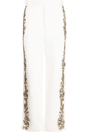 BODE Straight-Leg-Hose mit Zierperlen