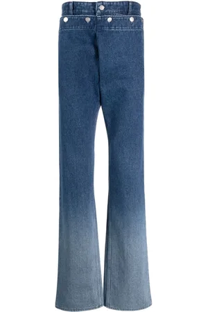 Botter Straight-Leg-Jeans mit doppeltem Bund