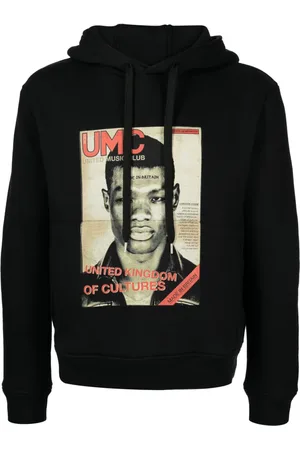 Neil Barrett Hoodie aus Jersey mit Foto-Print