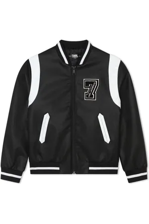 Karl Lagerfeld Bomberjacke mit Logo-Applikation