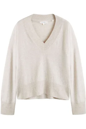 Chinti & Parker Gerippter Pullover mit V-Ausschnitt