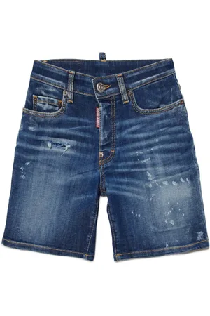 Dsquared2 Jeans-Shorts im Distressed-Look