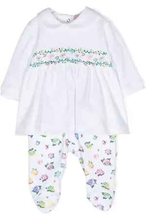 Chiara Ferragni Strampler mit Blumen-Print