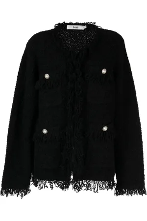 B+AB Cardigan mit Fransen