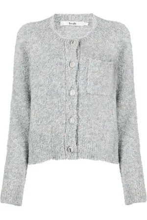B+AB Cardigan mit rundem Ausschnitt