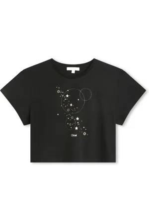 Chloé T-Shirt aus Bio-Baumwolle mit Nieten