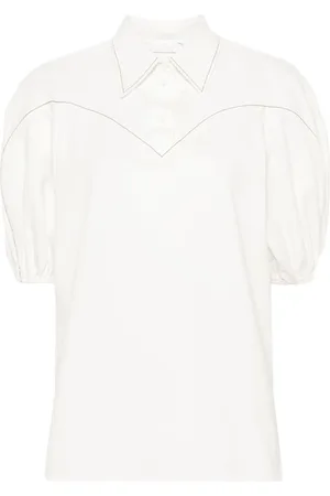 Chloé Bluse mit Jacquard-Muster