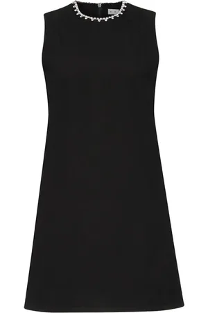 AREA Minikleid mit Kristallverzierung