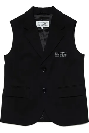Maison Margiela Weste mit Logo-Stickerei
