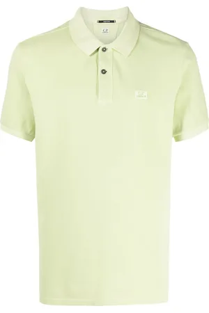 C.P. Company Pikee-Poloshirt mit Logo-Patch