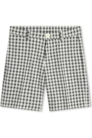 Kenzo Vichykaro-Shorts mit Logo-Schild
