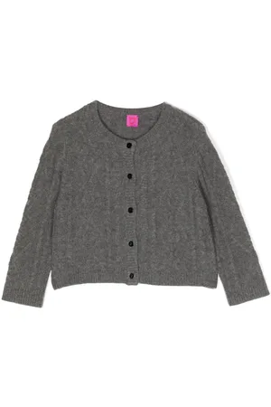 Cashmere In Love Mini Alaska Cardigan mit Zopfmuster
