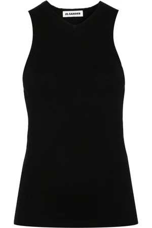 Jil Sander Top mit V-Ausschnitt