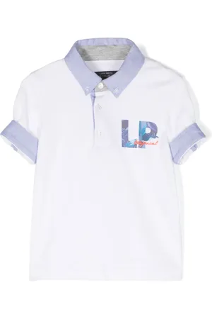 Lapin House Poloshirt mit Logo-Print
