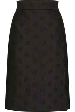 Dolce & Gabbana Midirock aus Monogramm-Jacquard