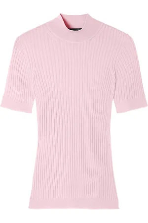 VERSACE Gerippter Pullover mit Stehkragen