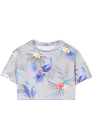 Lapin House T-Shirt mit Blumen-Print