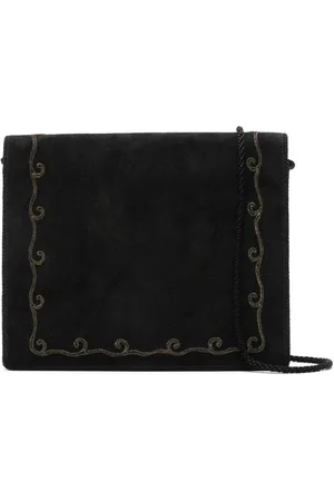 Dior 1970er pre-owned Schultertasche mit Stickerei