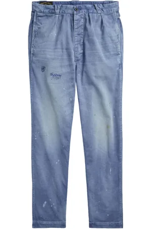 Ralph Lauren Tapered-Hose mit Farbklecks-Print