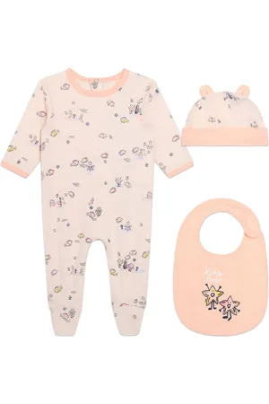 Kenzo Strampler-Set mit grafischem Print